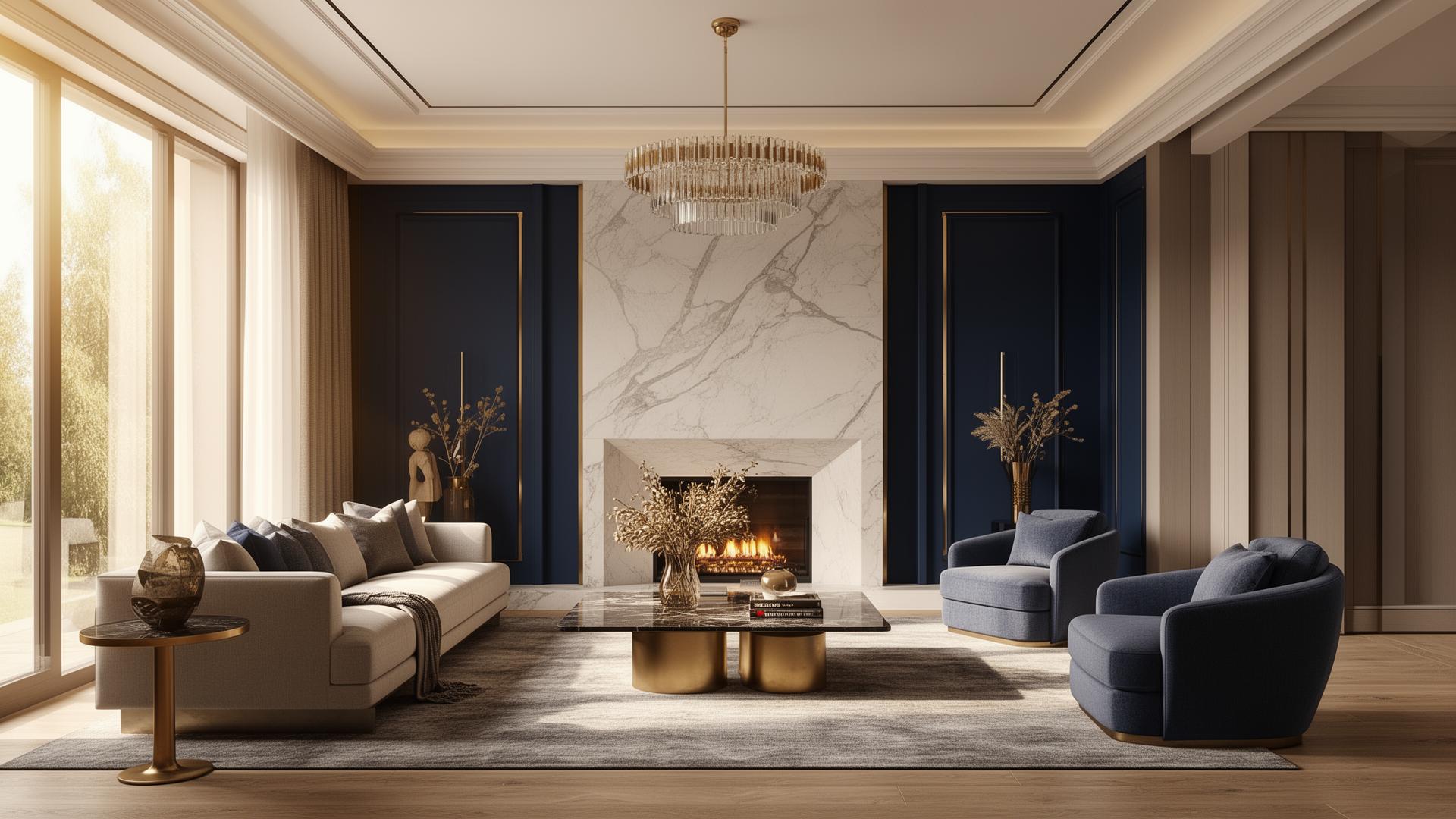 Luxury home interior built by Reading Builders